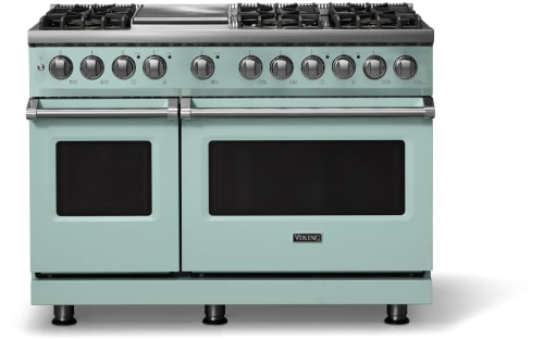 Viking 5 Series VDR54846GSP - 48"W. Dual Fuel Range; Six Burners with Griddle