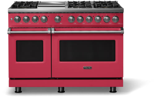 Viking 5 Series VDR54846GVALP - 48"W. Dual Fuel Range; Six Burners with Griddle