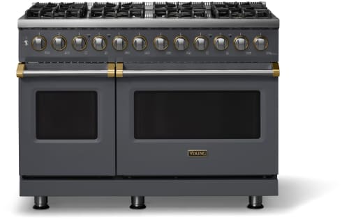 Viking 5 Series VDR54848BCSBB - 48"W. Dual Fuel Range; Eight Burners