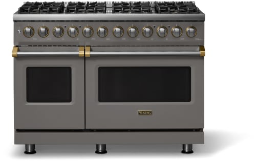 Viking 5 Series VDR54848BDGBBLP - 48"W. Dual Fuel Range; Eight Burners