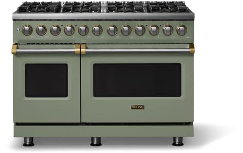 Viking 5 Series VDR54848BEUBB - 48"W. Dual Fuel Range; Eight Burners