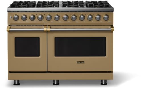 Viking 5 Series VDR54848BGHBB - 48"W. Dual Fuel Range; Eight Burners