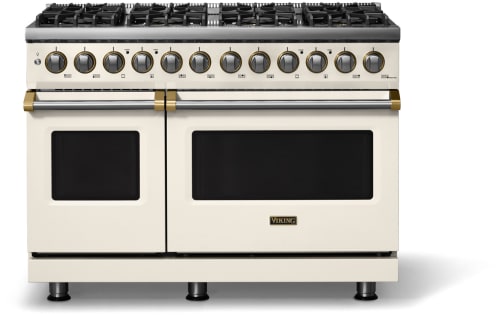 Viking 5 Series VDR54848BPWBBLP - 48"W. Dual Fuel Range; Eight Burners