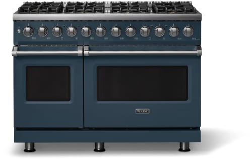 Viking 5 Series VDR54848BSQ - 48"W. Dual Fuel Range; Eight Burners