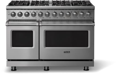 Viking 5 Series VDR54848BSS - 48"W. Dual Fuel Range; Eight Burners