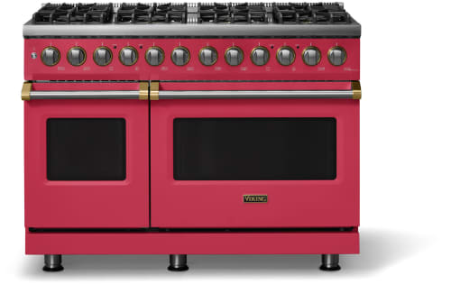 Viking 5 Series VDR54848BVABB - 48"W. Dual Fuel Range; Eight Burners