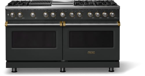 Viking 5 Series VDR56046GQANBBLP - 60"W. Dual Fuel Range; Six Burners with Griddle and Grill