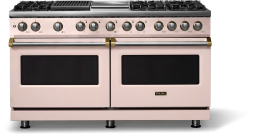 Viking 5 Series VDR56046GQBHBBLP - 60"W. Dual Fuel Range; Six Burners with Griddle and Grill