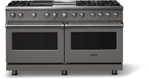 Viking 5 Series VDR56046GQDGLP - 60"W. Dual Fuel Range; Six Burners with Griddle and Grill