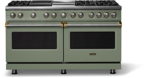 Viking 5 Series VDR56046GQEUBBLP - 60"W. Dual Fuel Range; Six Burners with Griddle and Grill