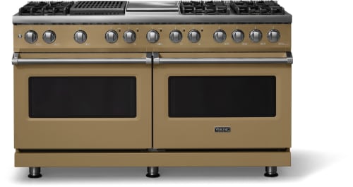 Viking 5 Series VDR56046GQGHLP - 60"W. Dual Fuel Range; Six Burners with Griddle and Grill