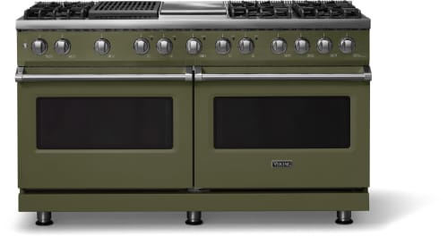 Viking 5 Series VDR56046GQMA - 60"W. Dual Fuel Range; Six Burners with Griddle and Grill