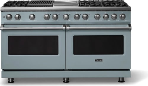 Viking 5 Series VDR56046GQNSLP - 60"W. Dual Fuel Range; Six Burners with Griddle and Grill