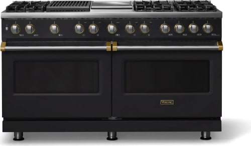 Viking 5 Series VDR56046GQONBBLP - 60"W. Dual Fuel Range; Six Burners with Griddle and Grill