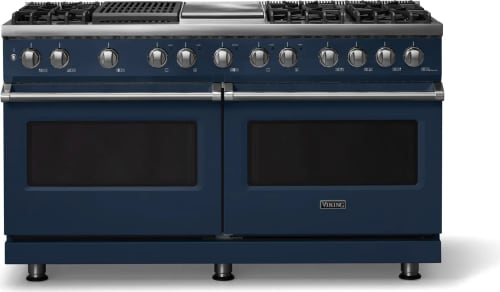Viking 5 Series VDR56046GQSBLP - 60"W. Dual Fuel Range; Six Burners with Griddle and Grill
