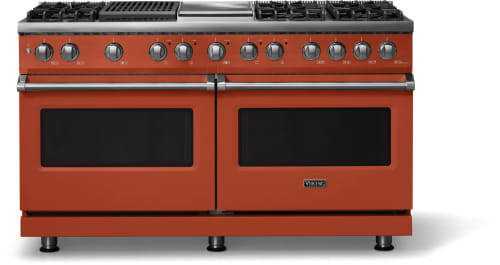 Viking 5 Series VDR56046GQSC - 60"W. Dual Fuel Range; Six Burners with Griddle and Grill