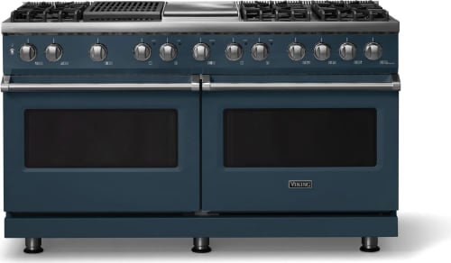 Viking 5 Series VDR56046GQSQLP - 60"W. Dual Fuel Range; Six Burners with Griddle and Grill