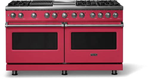Viking 5 Series VDR56046GQVALP - 60"W. Dual Fuel Range; Six Burners with Griddle and Grill
