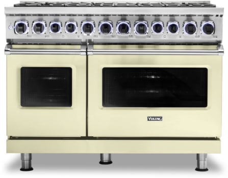 Viking VDR74828BVCLP 48 Inch Freestanding Dual Fuel Range with 8