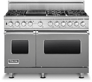 Viking Vdsc5486qss 48 Inch Pro Style Dual Fuel Range With 6 Vsh Pro Sealed Burners Varisimmers Vari Speed Dual Flow Convection Ovens Self Clean Bread Proofing And 12 Inch Grill Stainless Steel Natural Gas