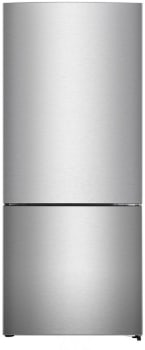Verona VEFBF2814RSL - 28 Inch Freestanding Bottom Freezer Refrigerator