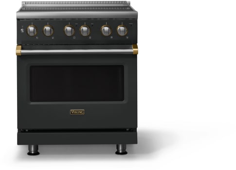 Viking 5 Series VER53044BANBB - 30"W. Electric Range; Four Burners