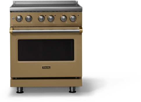 Viking 5 Series VER53044BGHBB - 30"W. Electric Range; Four Burners