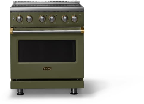 Viking 5 Series VER53044BMABB - 30"W. Electric Range; Four Burners