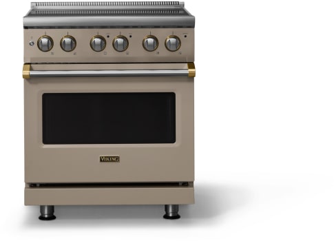 Viking 5 Series VER53044BNABB - 30"W. Electric Range; Four Burners