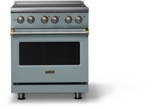 Viking 5 Series VER53044BNSBB - 30"W. Electric Range; Four Burners