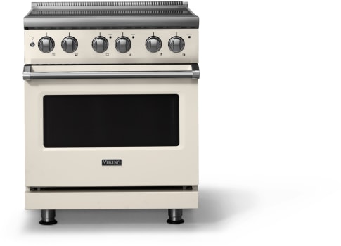Viking 5 Series VER53044BPW - 30"W. Electric Range; Four Burners