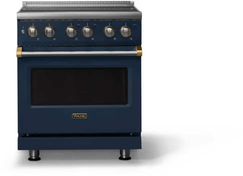 Viking 5 Series VER53044BSBBB - 30"W. Electric Range; Four Burners