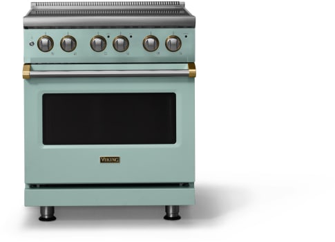 Viking 5 Series VER53044BSPBB - 30"W. Electric Range; Four Burners