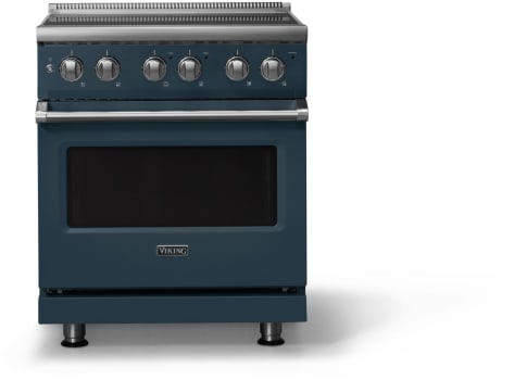 Viking 5 Series VER53044BSQ - 30"W. Electric Range; Four Burners
