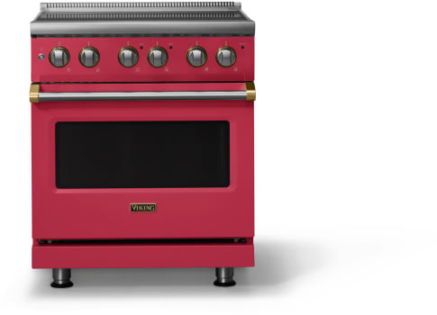 Viking 5 Series VER53044BVABB - 30"W. Electric Range; Four Burners