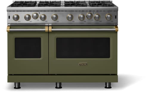 Viking 5 Series VGIC54828BMABBLP - 48”W. Gas Range; Eight Burners