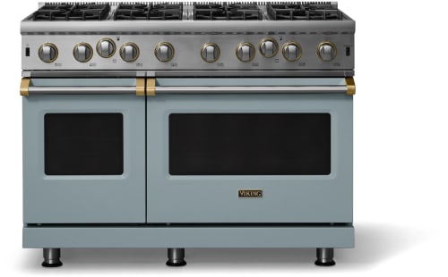 Viking 5 Series VGIC54828BNSBB - 48”W. Gas Range; Eight Burners