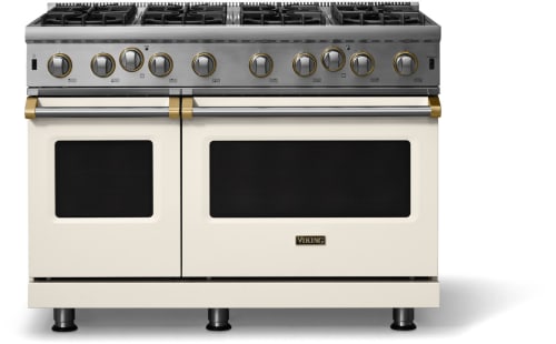 Viking 5 Series VGIC54828BPWBBLP - 48”W. Gas Range; Eight Burners