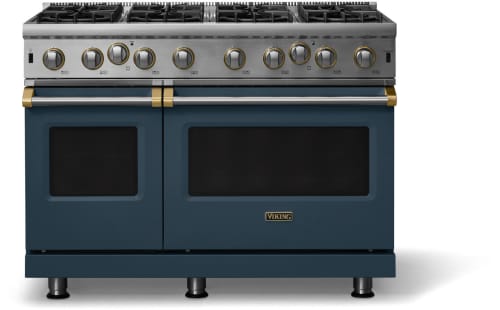 Viking 5 Series VGIC54828BSQBBLP - 48”W. Gas Range; Eight Burners