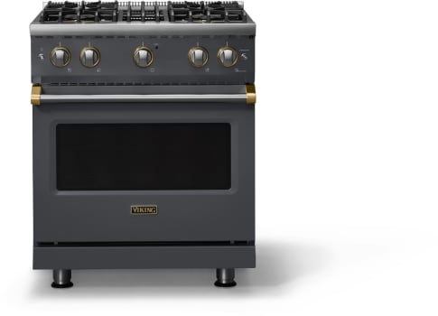 Viking 5 Series VGR53044BCSBB - 30 Inch Gas Range with Four Burners