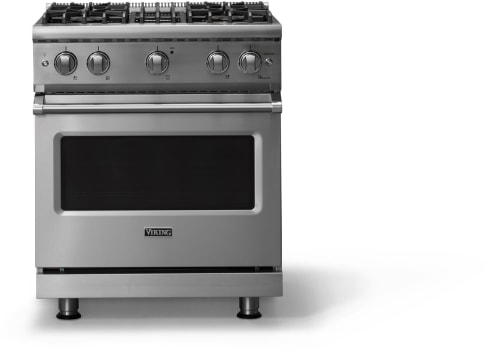 Viking 5 Series VGR53044BSSLP - 30 Inch Gas Range with Four Burners