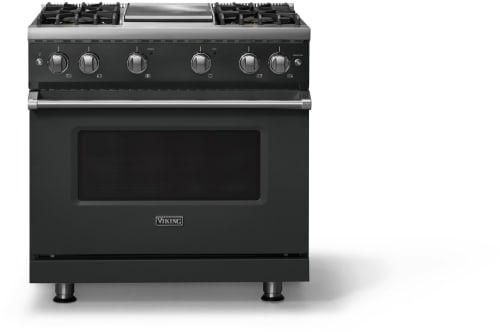 Viking 5 Series VGR53644GAN - 36 Inch Gas Range; Four Burners with Griddle