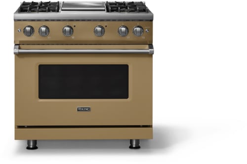 Viking 5 Series VGR53644GGHLP - 36 Inch Gas Range; Four Burners with Griddle