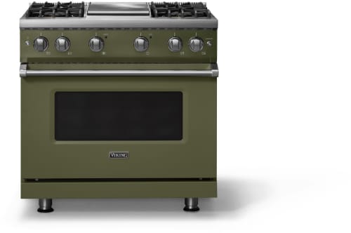 Viking 5 Series VGR53644GMA - 36 Inch Gas Range; Four Burners with Griddle