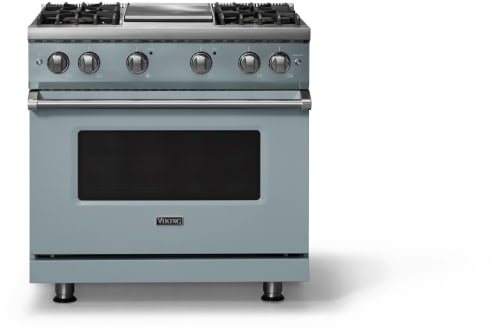 Viking 5 Series VGR53644GNSLP - 36 Inch Gas Range; Four Burners with Griddle