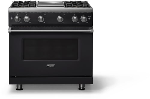 Viking 5 Series VGR53644GON - 36 Inch Gas Range; Four Burners with Griddle