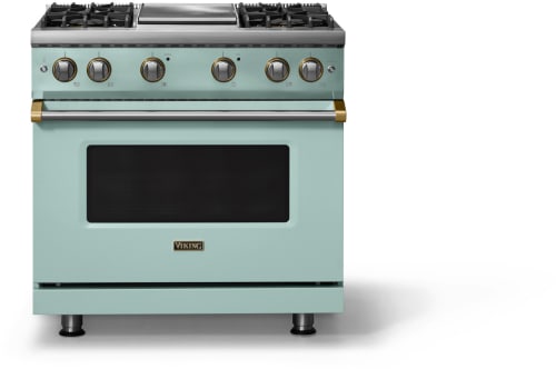 Viking 5 Series VGR53644GSPBBLP - 36 Inch Gas Range; Four Burners with Griddle