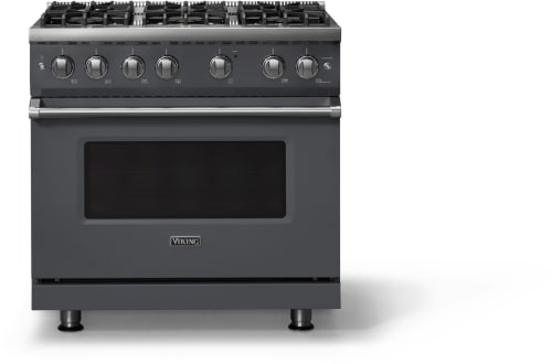 Viking 5 Series VGR53646BCSLP - 36 Inch Gas Range; Six Burners