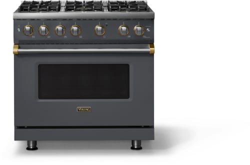 Viking 5 Series VGR53646BCSBBLP - 36 Inch Gas Range; Six Burners
