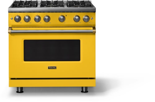 Viking 5 Series VGR53646BDABB - 36 Inch Gas Range; Six Burners